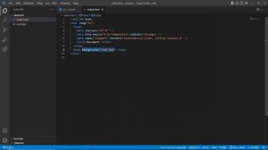How To Add Background Image in Html Visual Studio Code