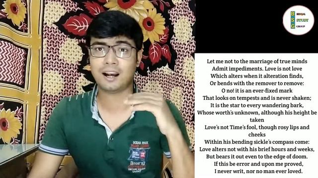 Sonnet 116 by William Shakespeare [ Let me not to the... ] Explanation in Bengali смотреть онлайн