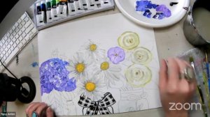 Tipsy Artist's Mason Jars with Flowers Painting Class & Painting Kit