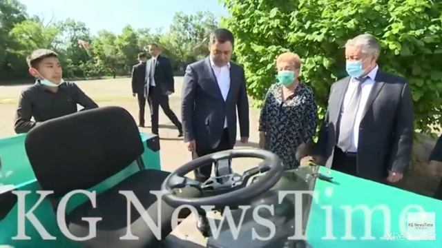 ?? Садыр Нуркожоевич ?? Обзор на мини трактор ?? смотреть онлайн