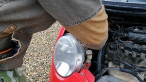 Замена згаревшего разъёма H4 на матизе.