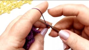 Чудесный узор крючком   " Золотой Лотос"