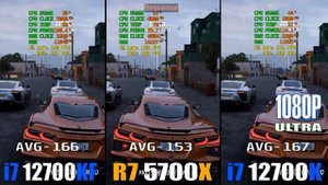 INTEL i7 12700KF vs RYZEN 7 5700X vs INTEL i7 12700K || PC GAMES BENCHMARK TEST ||
