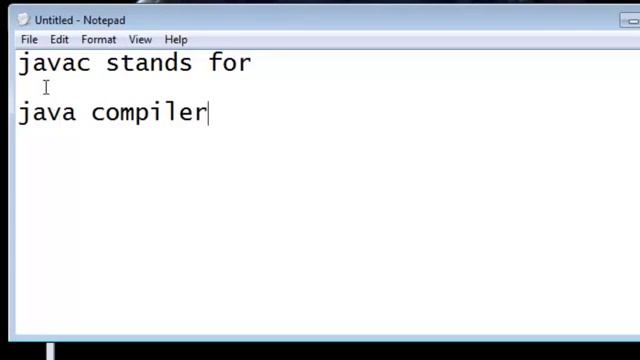 how to make and execute a java program using notepad and cmd смотреть онлайн