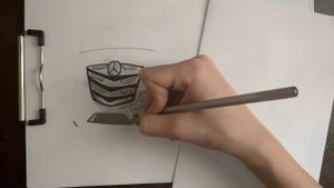 рисунок mercedes actros простым карандашом /как нарисовать mercedes actors.