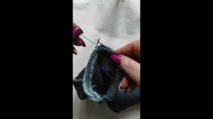 интарсия по кругу при смене нитей 2 цветов