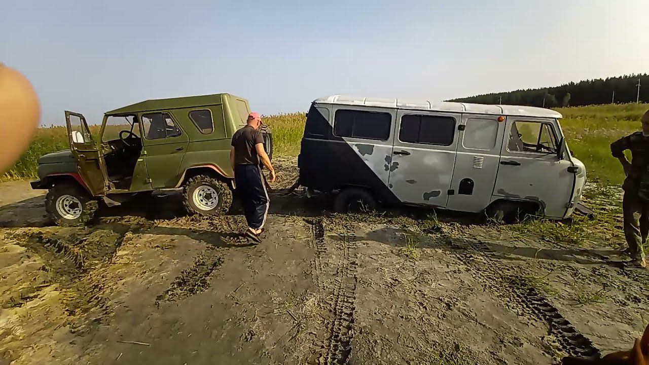 путешествуем на УАЗ буханке застрял на Чебакуле смотреть онлайн