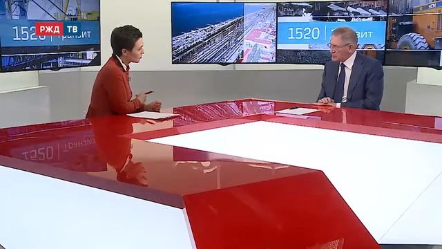 Исполнительный директор #ПГК Александр Сапронов в студии РЖД ТВ смотреть онлайн