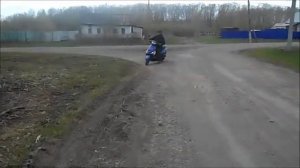 Старое видео перед продажей моего скутера "Racer Meteor "