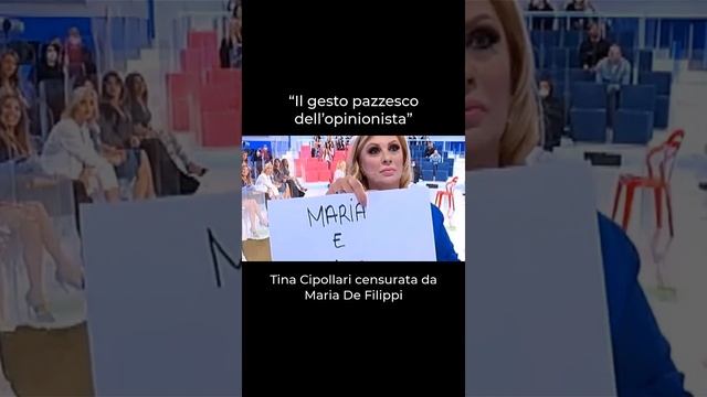 Uomini e Donne, Tina Cipollari censurata da Maria De Filippi #uominiedonne #tvshow24h