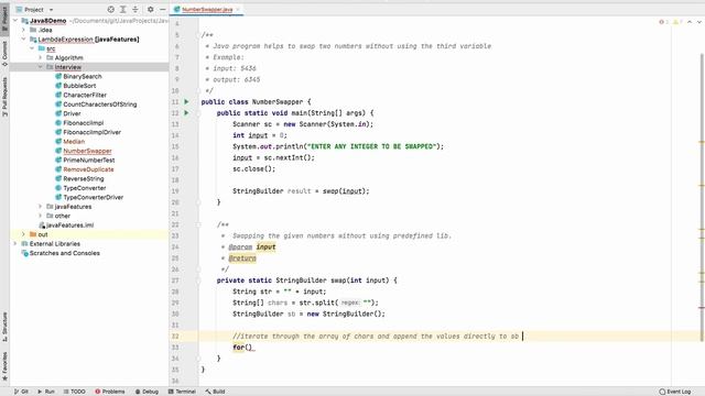 Java | Coding interview | How to swap numbers without using a third variable? смотреть онлайн