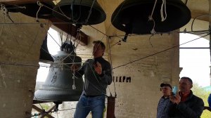 Звонарь Сергей на звоннице Борисоглебского монастыря