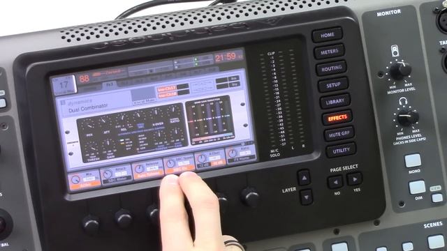 Behringer X32 Effects Tutorial – Combinator Multi-Band Compressor Part 1 смотреть онлайн