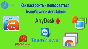 Как настроить и пользоваться TeamViewer и AeroAdmin