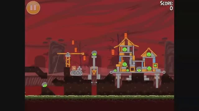 Angry Birds Seasons - Year of the Dragon Golden Egg 2  Location  3 Stars Walkthrough