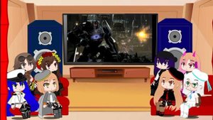 nikkes goddess of victory react to transformers war for Cybertron trailer