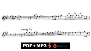 FEVER [ALTO SAX SHEET MUSIC] JAZZ STANDARD - PLAY ALONG