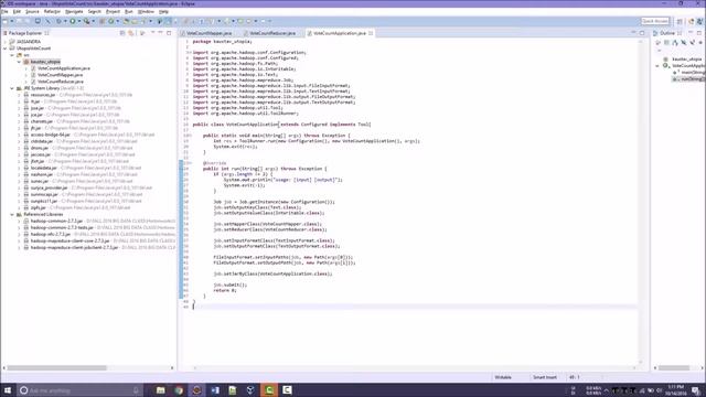 Utopia Vote Count Map Reduce Tutorial on Cloudera 5.7 смотреть онлайн