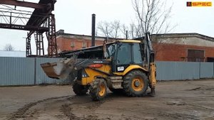 Экскаватор-погрузчик Volvo BL71 - особенности работы