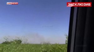 Junta's army fired on the approaches to Nikolayevka (near Slavyansk)