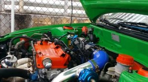 Blowoff valve sound from idle turbo mirage Choo Choo sound