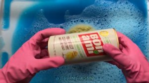 ASMR | ? TyDBol & Holi Powder Paste ?with Pine Fabuloso, and Bon Ami | Satisfying Sponge Squeezing