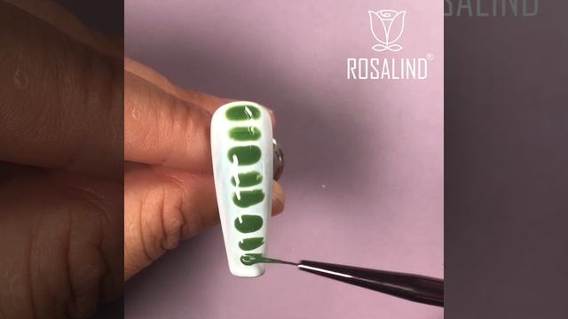 Blooming/Blossom Gel Nail Art Snake Print Nails Quick Easy-apply Green Nail Tech смотреть онлайн