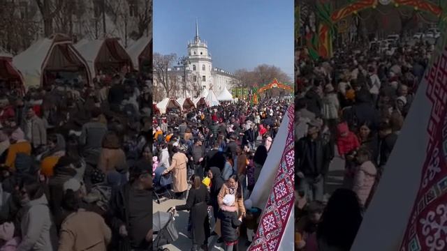 Алматы. Праздник Наурыз на Старой площади. Март 2022. Казахстан. Kazakhstan. Almaty. March 2022.