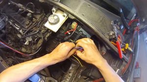 Ford S-Max STAG LPG монтаж  проводки блока STAG QNEXT & STAG TAP 01