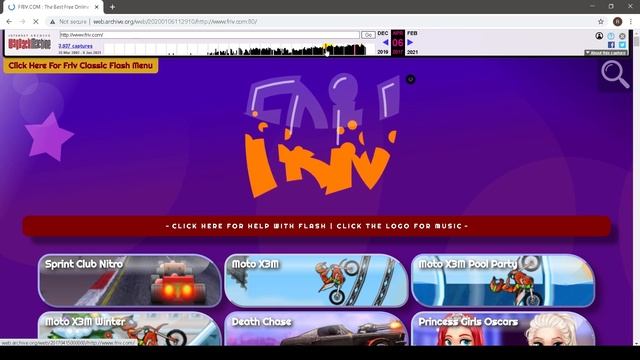HOW TO OPEN OLD FRIV.COM GAMES MENU (PLAY FRIV Games 2002, 2003 ...