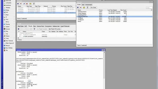 Mikrotik Telegram bot with Webhook