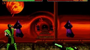 Mortal Kombat II Sega 32x Reptile Playthrough