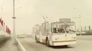 1986 год. Тюмень. Троллейбусы №№ 13 и 14