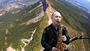 Hang glider Flight. "Полёт на Дельтаплане". SAX alto cover