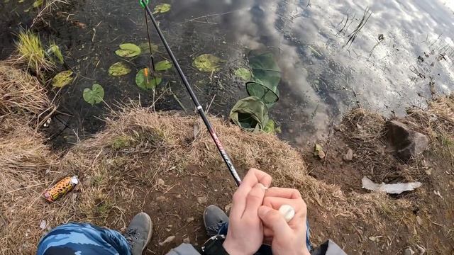 Карась ПОШЕЛ, ловля карася на поплавок под лучами ослепительно золотого солнца смотреть онлайн