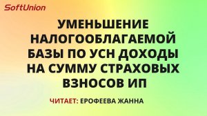 Уменьшение налогооблагаемой базы по УСН Доходы на сумму страховых взносов ИП