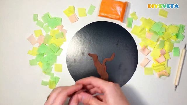 Интересная идея для поделки #видеоуроки #изо #diysveta #diy #поделка #осенняяподелка #лепка #легко смотреть онлайн