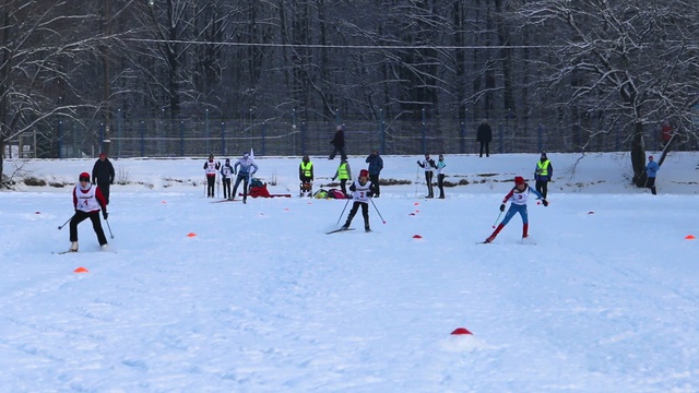 Лыжный спринт 2016 - младшие девочки