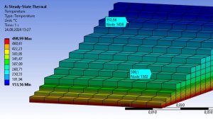 Урок 6. Расчет температуры через многослойную стенку в Ansys Thermal с учетом конвекции