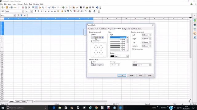 Apache  Open Office : Basic Borders and Backgrounds смотреть онлайн