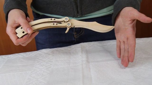 Нож бабочка тренировочный | Деревянный нож бабочка смотреть онлайн