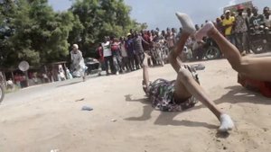KANGAMOKO! Mapouka style twerk with no under for African music dance in Tanzania.