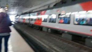 ЭС2Г-078 Ласточка На станции Площадь Гагарина (МЦК)