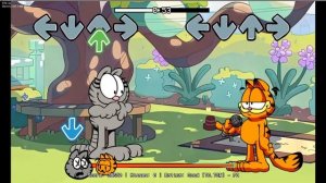 very dumb video of garfield and nermal singing