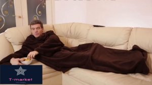 плед с рукавами