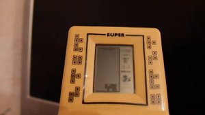 Тетрис Brick game 9999 in 1 - жёлтый и маленький новодел