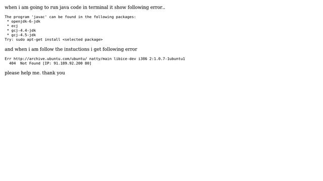 How to run java program in linuxmint os?