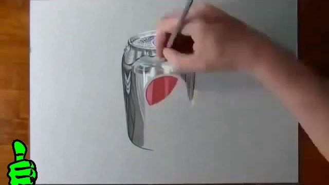 3D pepsi. Рисунки карандашом... смотреть онлайн