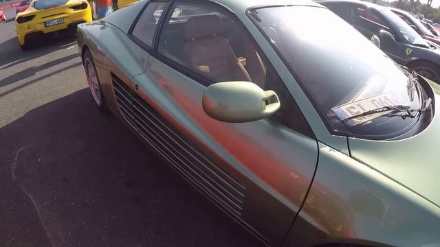 FERRARI 512 TR TESTAROSSA GREEN смотреть онлайн