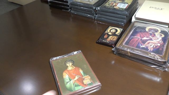 Икона Пантелеймон целитель со Святого Афона
